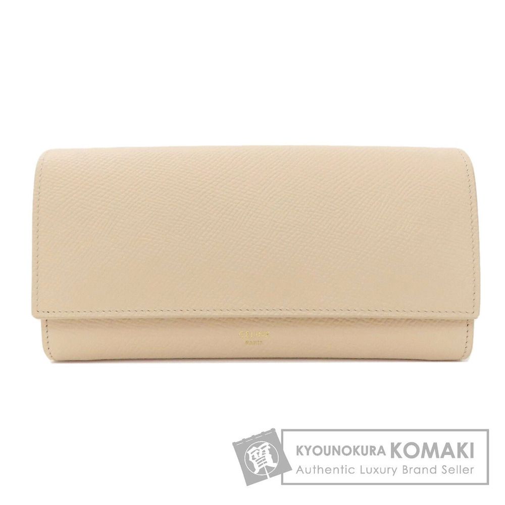 Celine long wallet coin purse leather
